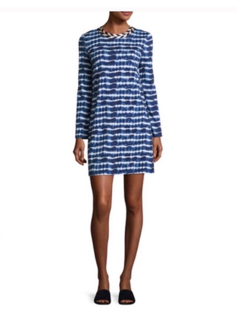 Tory Burch Navy Tie-Dye Hollie Dress-Size M